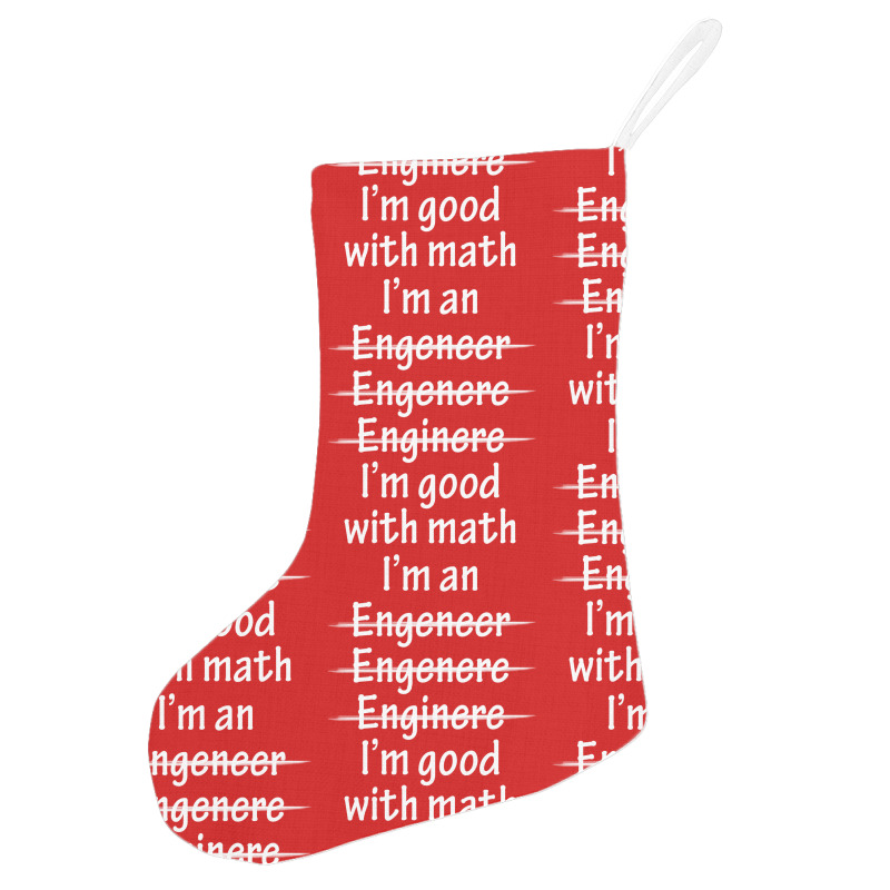 I Am Good With Math Holiday Stocking | Artistshot