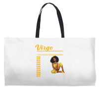 Funny Virgo Facts Awesome Zodiac Sign Horoscope Birthday Weekender Totes | Artistshot