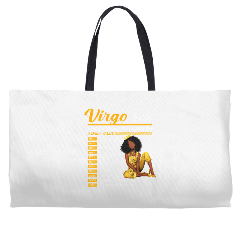 Funny Virgo Facts Awesome Zodiac Sign Horoscope Birthday Weekender Totes | Artistshot