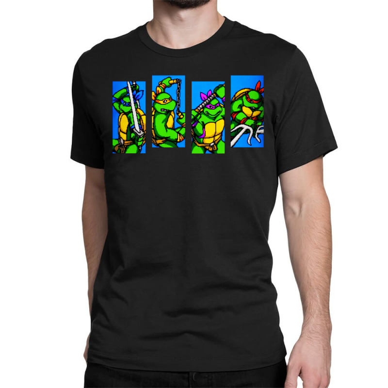 Arcade Turtles Classic T-shirt by Golden Store | Artistshot