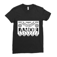 Womens Amor Latinx Latina Proud Gift For Mexican Girlfriend Ladies Fitted T-shirt | Artistshot