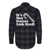 Funny Candy Cane Lick Itself Adult Christmas In July Gift Premium Flannel Shirt | Artistshot