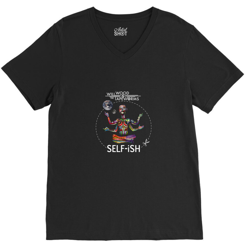 Selfish Self-ish Will Wood 1 V-Neck Tee by MichaelSchales | Artistshot