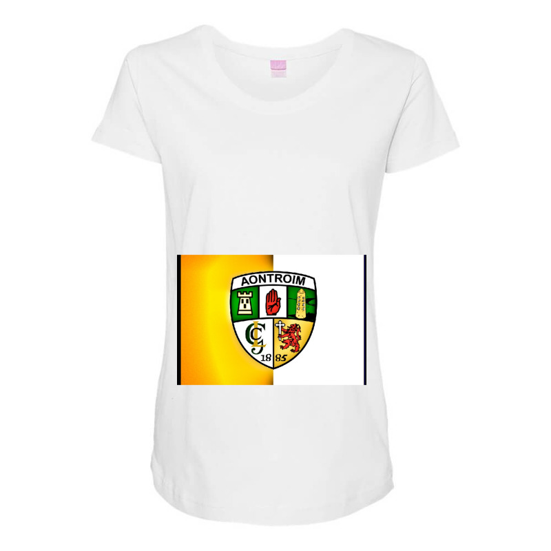 Antrim Gaa Mask Maternity Scoop Neck T-shirt by NICHOLASGIBSONN | Artistshot