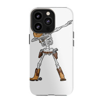 Dabbing Skeleton T  Cowboy Hat Halloween Kids Boys Dab Iphone 13 Pro Case | Artistshot