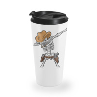 Dabbing Skeleton T  Cowboy Hat Halloween Kids Boys Dab Travel Mug | Artistshot