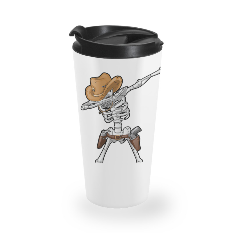 Dabbing Skeleton T  Cowboy Hat Halloween Kids Boys Dab Travel Mug by PeterArtist | Artistshot