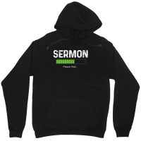 Mens Sermon Loading Funny Pastor Christian Parish Clergy Apparel Unisex Hoodie | Artistshot