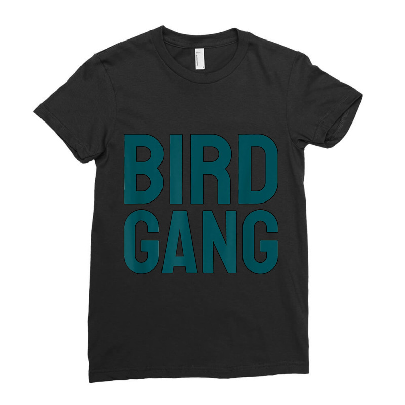 Bird Gang Eagle Sports Tailgate Party Gift Ladies Fitted T-Shirt by DennisTomScott | Artistshot