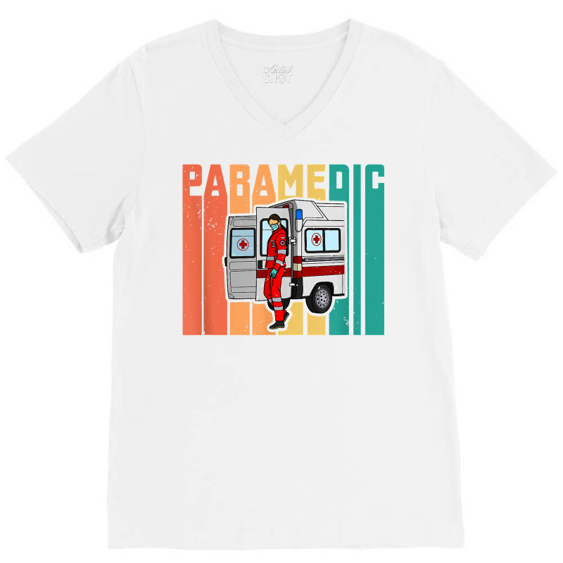 Paramedic Ambulance Training Service Emergency Doctor T Shirt V-neck Tee | Artistshot