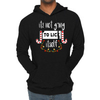 Funny Its Not Going To Lick Itself, Christmas Candy Design Lightweight Hoodie | Artistshot