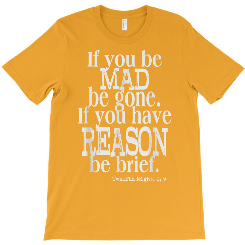 Funny Shakespeare Insult Quote  From Twelfth Night T-Shirt by inggaerzoahg | Artistshot