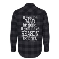 Funny Shakespeare Insult Quote  From Twelfth Night Flannel Shirt | Artistshot