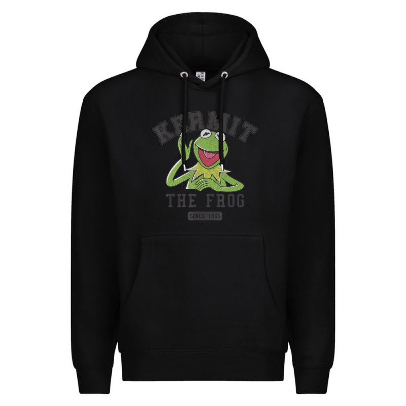 The Muppets Kermit The Frog Since 1955 Collegiate Unisex Hoodie By