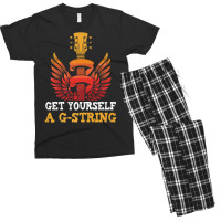 Guitar Players Musician Get Yourself A G String Guitarist Premium T Sh Men's T-shirt Pajama Set | Artistshot