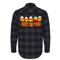 Halloween Be Yourself Be You Candy Corn Premium Flannel Shirt | Artistshot