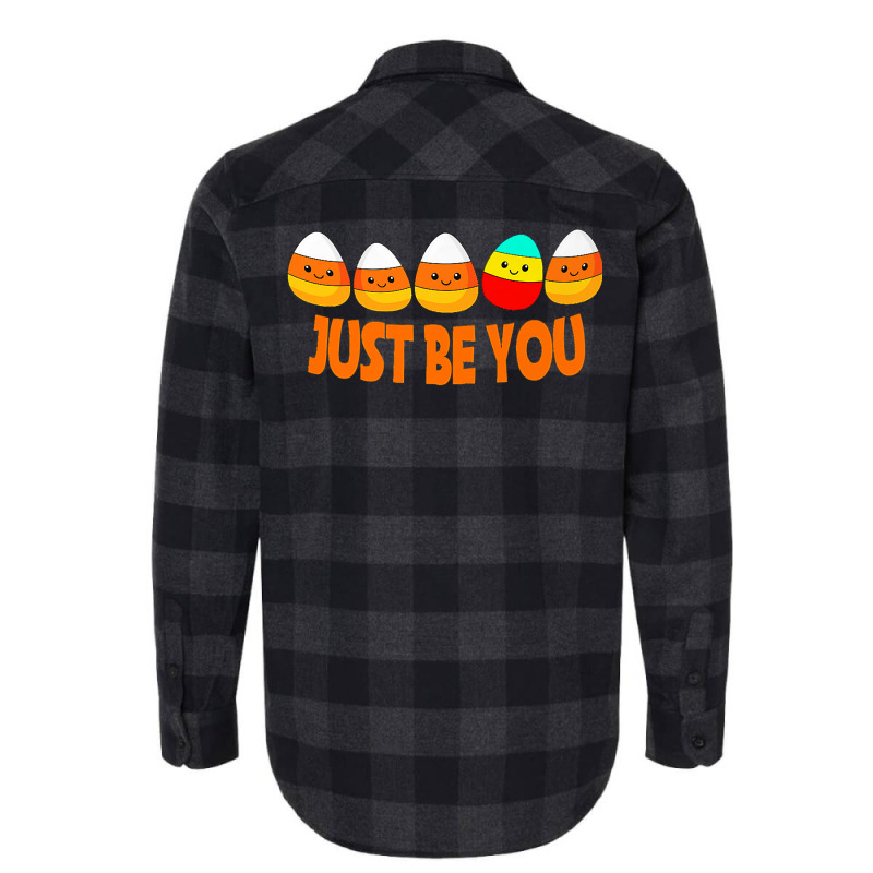 Halloween Be Yourself Be You Candy Corn Premium Flannel Shirt by inggaerzoahg | Artistshot