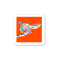 Caihong Juji The Lridiscent Dinosaur Bird Ecopop Sticker | Artistshot