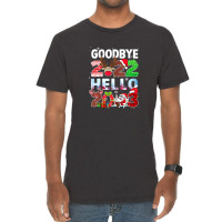 Goodbye 2022 Hello 2023 Cute Christmas Funny Vintage T-shirt | Artistshot