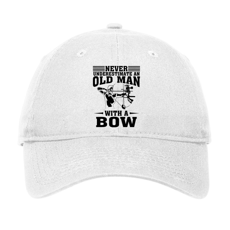 Funny Archery Gift For Deer Bow Hunter Men Grandpa Hunting Adjustable Cap by ScottArtist | Artistshot