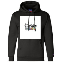 Mistakes Help Us Grow  Sleeveless Top Champion Hoodie | Artistshot