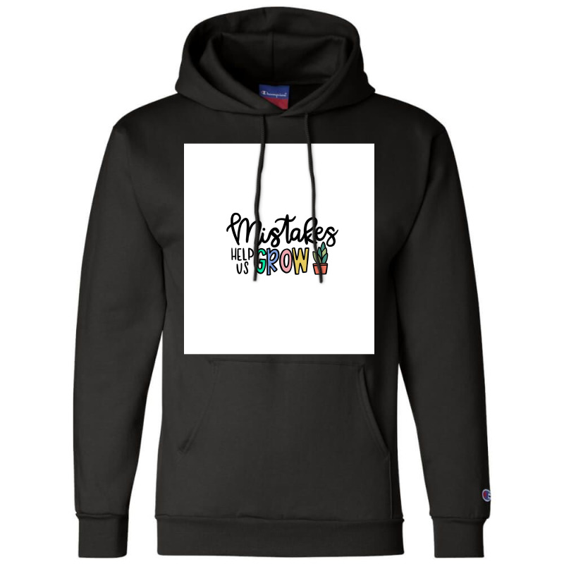 Mistakes Help Us Grow  Sleeveless Top Champion Hoodie | Artistshot