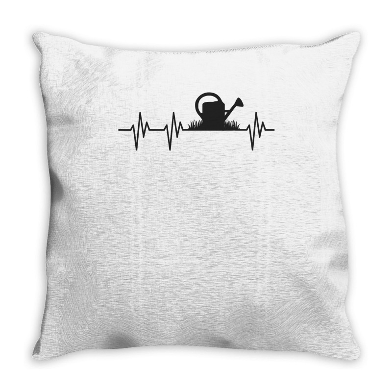 Watering Can Heartbeat Gardening Gardener T  Gift Light Throw Pillow | Artistshot