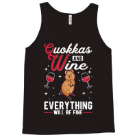 Quokka And Wine Short Tailed Kangaroo Quokka T Shirt Tank Top | Artistshot