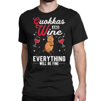 Quokka And Wine Short Tailed Kangaroo Quokka T Shirt Classic T-shirt | Artistshot