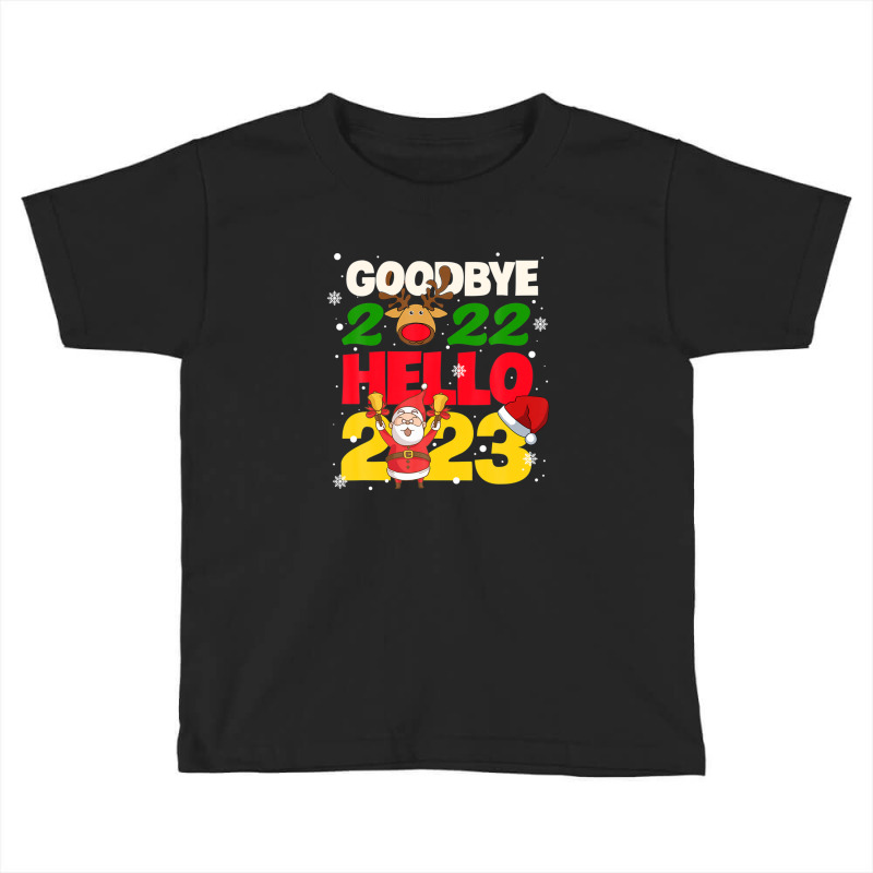 Goodbye 2022 Hello 2023 Cute Christmas Tee Toddler T-shirt | Artistshot