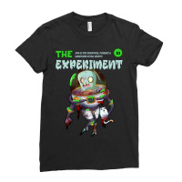 Cartoon Space Alien Experiment Astronaut Robot Ladies Fitted T-shirt | Artistshot