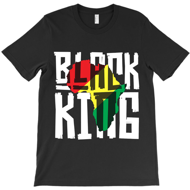 Black King  For Boys Men History Month Africa Tribal T-shirt | Artistshot