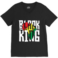 Black King  For Boys Men History Month Africa Tribal V-neck Tee | Artistshot