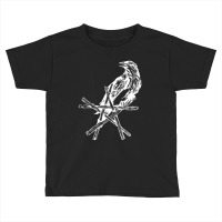 Limited Edition Crow Star Raven Pentacle Pentagram Wicca Witchcraf Toddler T-shirt | Artistshot