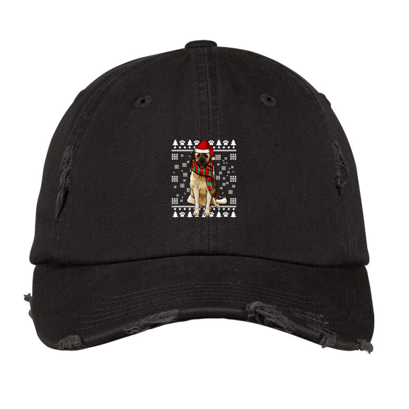 Anatolian Shepherd Dog Santa Hat Xmas Vintage Cap by MaryWright | Artistshot