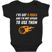 Funny Basketball  5 Fouls Baby Bodysuit | Artistshot