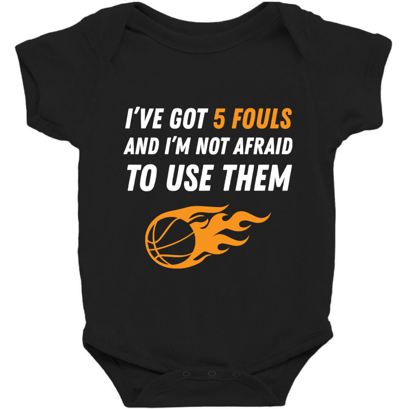 Funny Basketball  5 Fouls Baby Bodysuit by ScottArtist | Artistshot