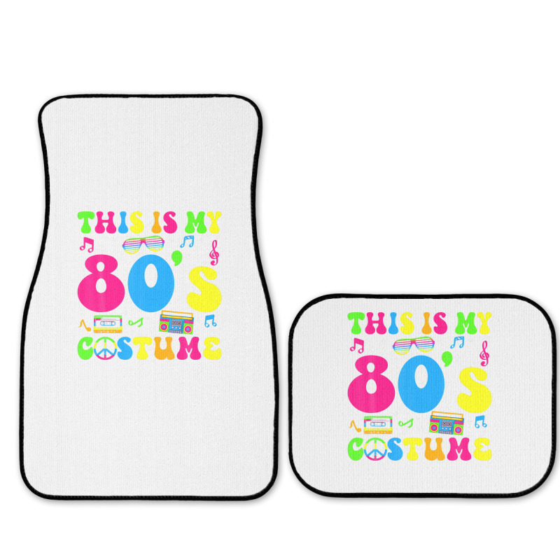 This Is My 80s Costume 80's Party 1980s Halloween Costume Full Set Car Mats | Artistshot