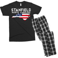 Stanfield North Carolina Usa State America Travel T Shirt Men's T-shirt Pajama Set | Artistshot