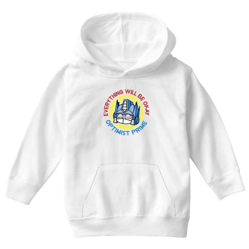 Optimist Prime Youth Hoodie by curutputihgot | Artistshot