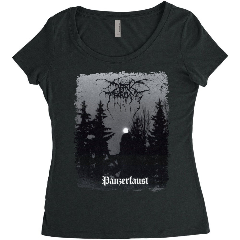 Darkthrone Panzerfaust Album Cover Women's Triblend Scoop T-shirt by FaunBrown | Artistshot