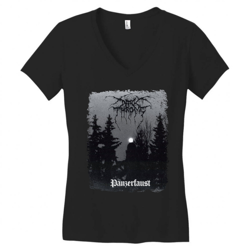 Darkthrone Panzerfaust Album Cover Women's V-Neck T-Shirt by FaunBrown | Artistshot