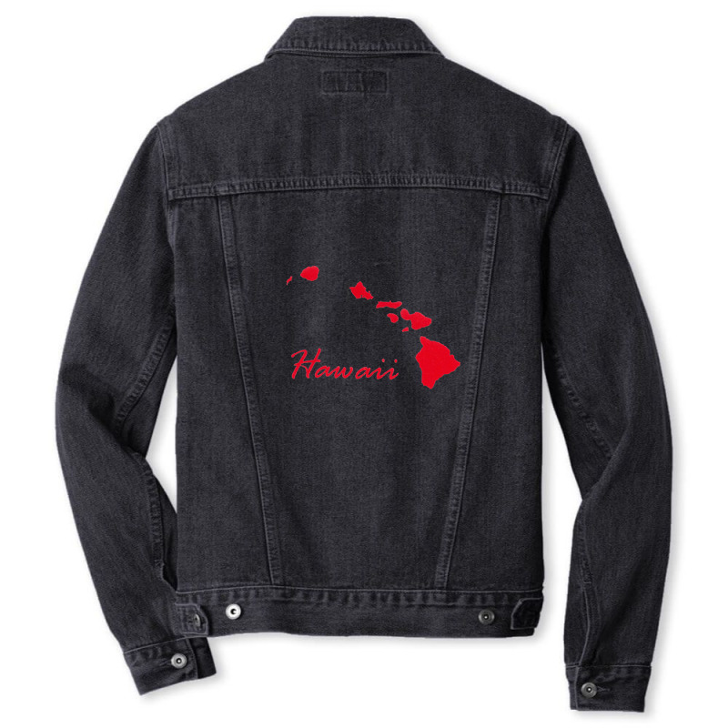 Komodo Pyramid Eiffel Hawaii Hajj Mecca Men Denim Jacket | Artistshot