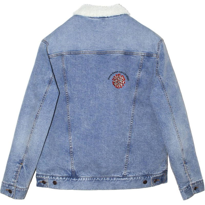 Have Been Vaccinated Unisex Sherpa-Lined Denim Jacket by MichaelVictory | Artistshot