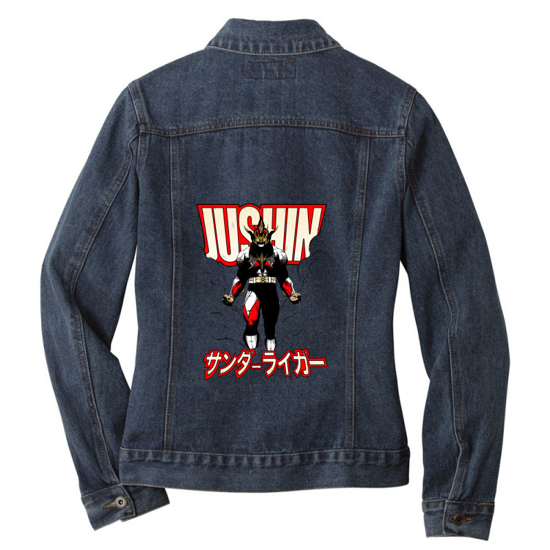 Thunder Forever Ladies Denim Jacket by LouisPlumley | Artistshot