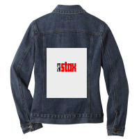 Tick Stax Record 1a Ladies Denim Jacket | Artistshot