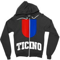 Ticino Flag Cantons Of Switzerland T Shirt Zipper Hoodie | Artistshot