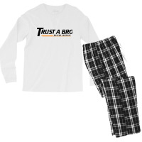 Trust A Bro Tracksuit Mafia Men's Long Sleeve Pajama Set | Artistshot