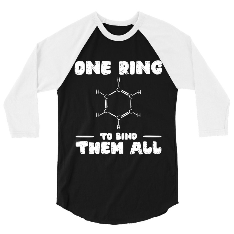 Chemistry Benzene Ring Molecule Bond-5167u 3/4 Sleeve Shirt by laurynvanhoose | Artistshot