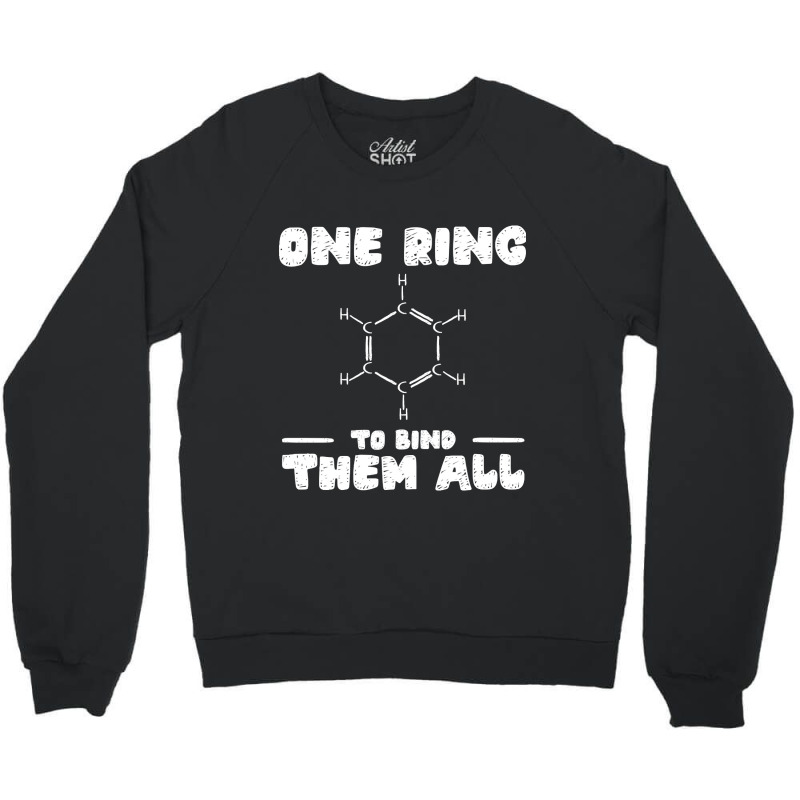 Chemistry Benzene Ring Molecule Bond-5167u Crewneck Sweatshirt by laurynvanhoose | Artistshot